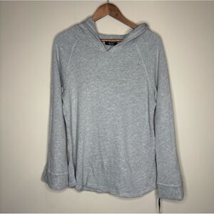 Michael Lauren x Revolve Edward Gray Hooded Bell Sleeve Sweatshirt